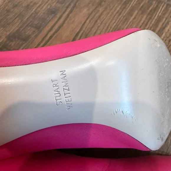 Stuart Weitzman Pink Ankle Boots with Sleek Silhouette - Picture 7 of 7